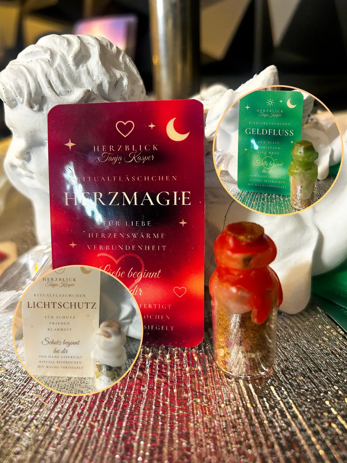 Deine Spell Jars für Liebe, Fülle und Schutz